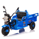12V Kids Electric 3 - Wheel Cargo Truck With LED Lights - Veluna - Omega Lifestyles
