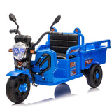 12V Kids Electric 3 - Wheel Cargo Truck With LED Lights - Veluna - Omega Lifestyles