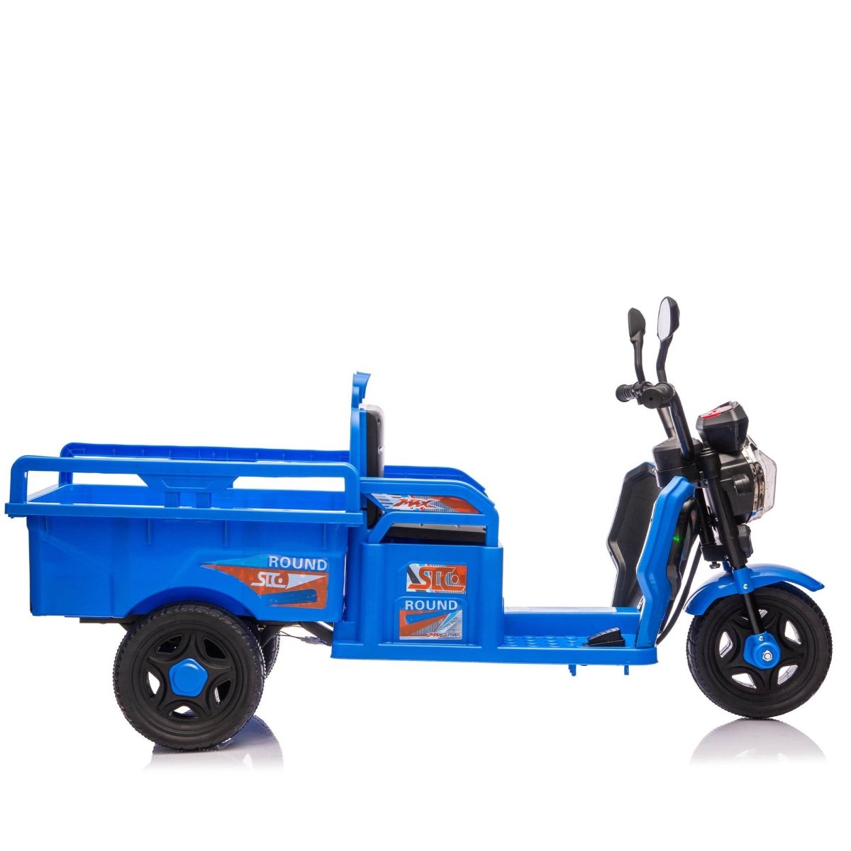 12V Kids Electric 3 - Wheel Cargo Truck With LED Lights - Veluna - Omega Lifestyles