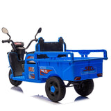 12V Kids Electric 3 - Wheel Cargo Truck With LED Lights - Veluna - Omega Lifestyles