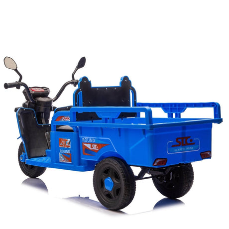 12V Kids Electric 3 - Wheel Cargo Truck With LED Lights - Veluna - Omega Lifestyles