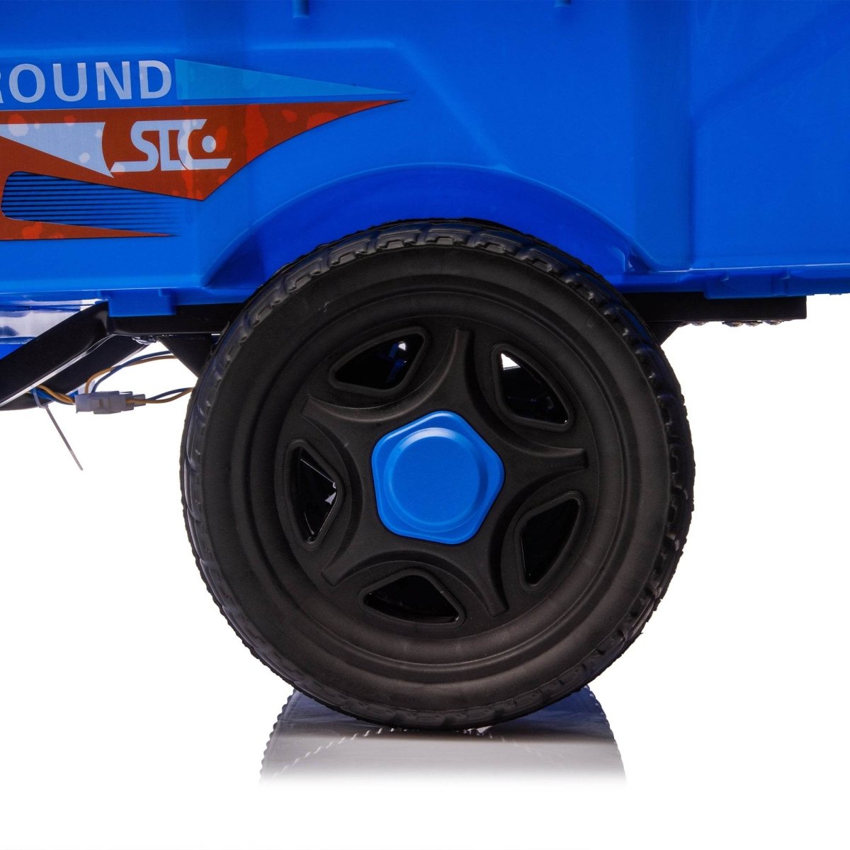 12V Kids Electric 3 - Wheel Cargo Truck With LED Lights - Veluna - Omega Lifestyles