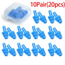20 Pair Reusable Silicone Noise Cancelling Earplugs - Omega Lifestyles