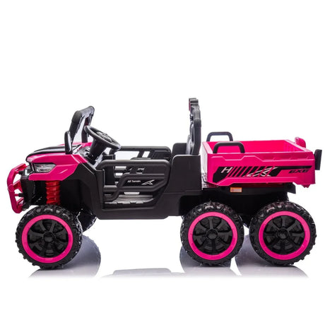 24-Inch Two-Seater Kids Electric Ride On Dump Truck - Omega Lifestyles