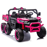 24-Inch Two-Seater Kids Electric Ride On Dump Truck - Omega Lifestyles