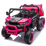 24-Inch Two-Seater Kids Electric Ride On Dump Truck - Omega Lifestyles
