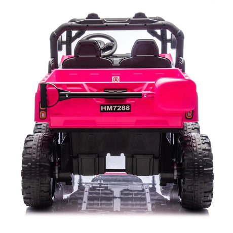 24-Inch Two-Seater Kids Electric Ride On Dump Truck - Omega Lifestyles