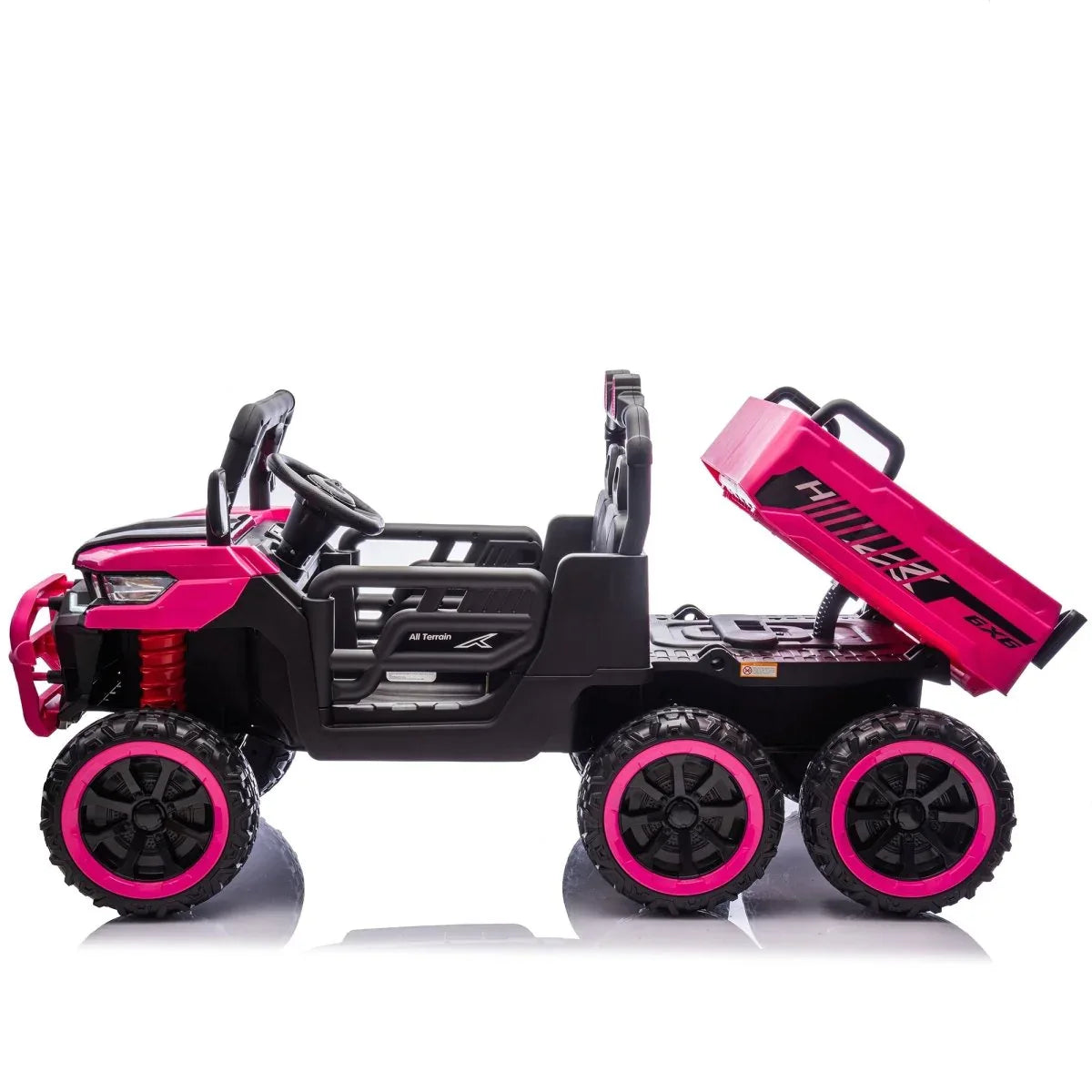 24-Inch Two-Seater Kids Electric Ride On Dump Truck - Omega Lifestyles