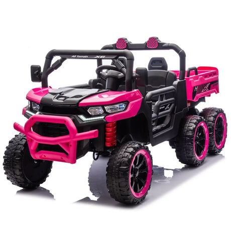 24-Inch Two-Seater Kids Electric Ride On Dump Truck - Omega Lifestyles