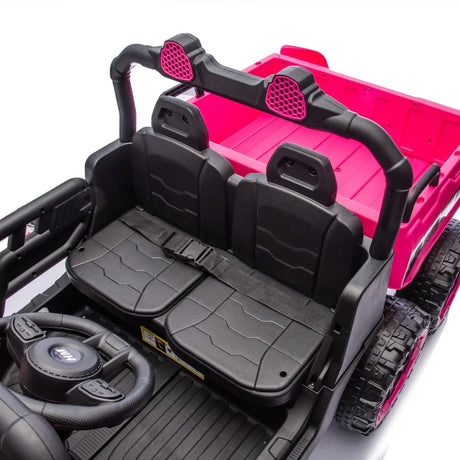 24-Inch Two-Seater Kids Electric Ride On Dump Truck - Omega Lifestyles