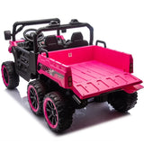 24-Inch Two-Seater Kids Electric Ride On Dump Truck - Omega Lifestyles