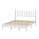 4-Piece Retro Style White Wood Bedroom Set - Omega Lifestyles