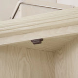 4-Tier Corner Pantry Cabinet With 8 Doors and Shelves - Omega Lifestyles