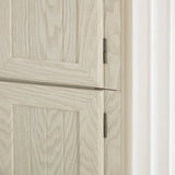 4-Tier Corner Pantry Cabinet With 8 Doors and Shelves - Omega Lifestyles