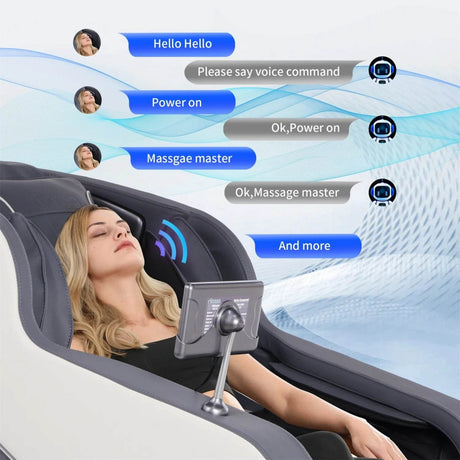 4D AI Voice Control Zero Gravity Massage Chair - Omega Lifestyles