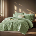 7-Piece Extra Soft Quilted Polyester Bedding Set - Omega Lifestyles