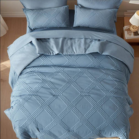 7-Piece Extra Soft Quilted Polyester Bedding Set - Sleep Galleria
