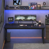 70-Inch Large Office Computer Desk With Storage - Omega Lifestyles