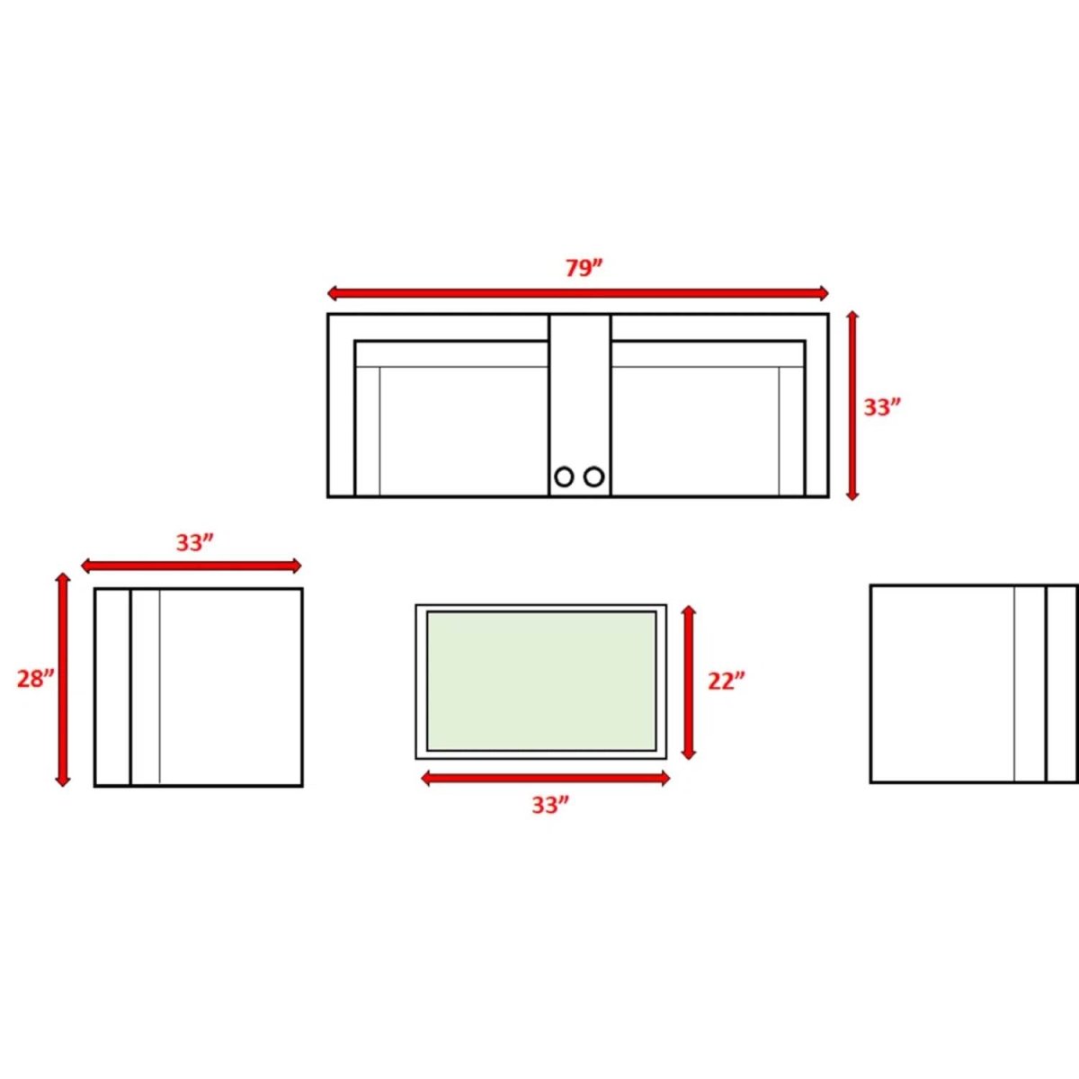 All - Weather Handwoven HDPE Wicker Patio Seating Set - Veluna - Omega Lifestyles