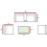 All - Weather Handwoven HDPE Wicker Patio Seating Set - Veluna - Omega Lifestyles
