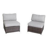 All - Weather Handwoven HDPE Wicker Patio Seating Set - Veluna - Omega Lifestyles