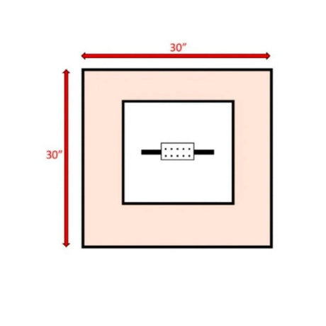 Black Steel Stainless Steel Propane Fire Pit Table - Veluna - Omega Lifestyles