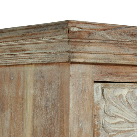 Boho Acacia Wood 3-Drawer Dresser Cabinet - Sleep Galleria