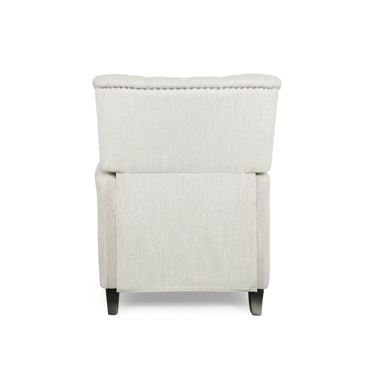 Contemporary Fabric Pushback Recliner With Nailhead Trim - Veluna - Omega Lifestyles