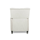 Contemporary Fabric Pushback Recliner With Nailhead Trim - Veluna - Omega Lifestyles