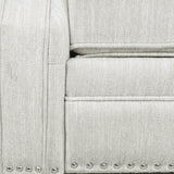Contemporary Fabric Pushback Recliner With Nailhead Trim - Veluna - Omega Lifestyles