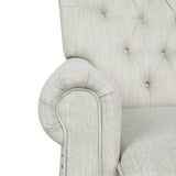 Contemporary Fabric Pushback Recliner With Nailhead Trim - Veluna - Omega Lifestyles