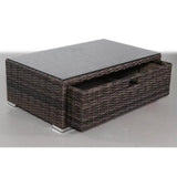 Elegant Outdoor 12 - Piece Espresso Wicker Seating Group - Veluna - Omega Lifestyles