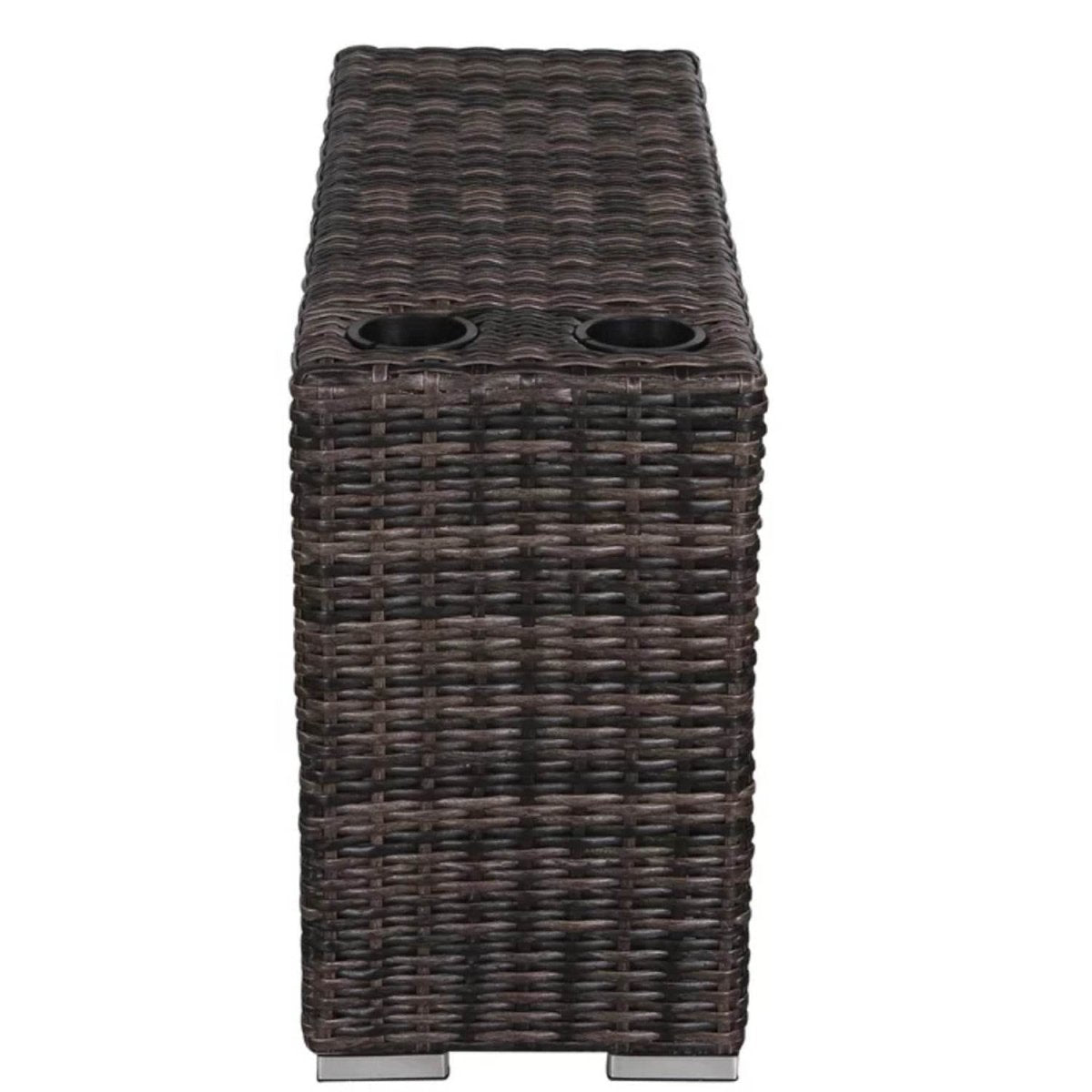 Elegant Outdoor 12 - Piece Espresso Wicker Seating Group - Veluna - Omega Lifestyles