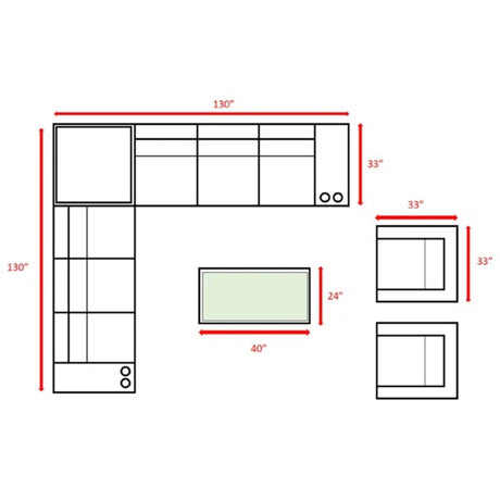 Elegant Outdoor 12 - Piece Espresso Wicker Seating Group - Veluna - Omega Lifestyles