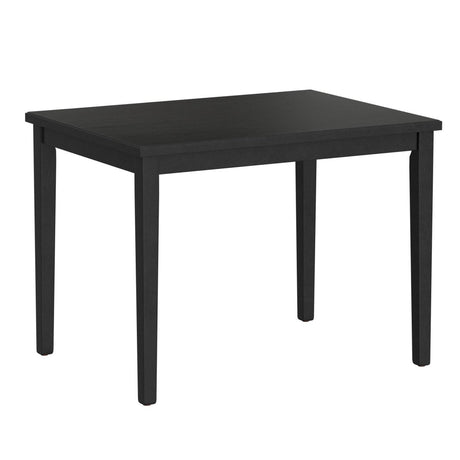 Engineered Wood Contemporary Black Gathering Height Table - Veluna - Omega Lifestyles