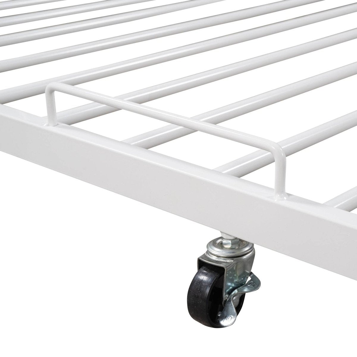 Full Metal Platform Bed Frame With Trundle USB Ports - Sleep Galleria
