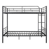 Full Over Full Iron Contemporary Metal Bunk Bed - Sleep Galleria