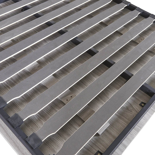 Full Size Gray Murphy Bed With Storage Drawers - Omega Lifestyles