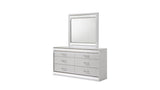 Glam Modern 5-Piece Queen Wood Bedroom Set With LED Lighting - Omega Lifestyles