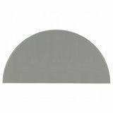 Gray Half Moon Synthetic Wood Console Table - Omega Lifestyles