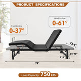 King Adjustable Metal Bed Frame With Wireless Remote - Veluna - Omega Lifestyles