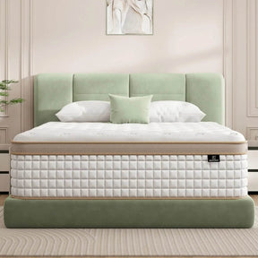 Medium Hybrid 12-Inch Gel Memory Foam Mattress - Omega Lifestyles