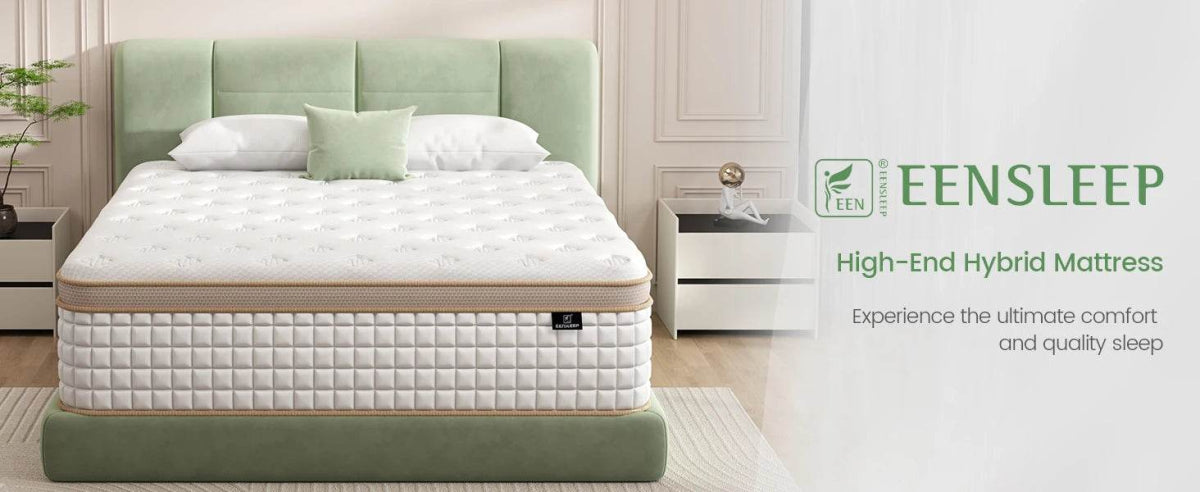 Medium Hybrid 12 - Inch Gel Memory Foam Mattress - Veluna - Sleep Galleria