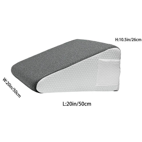 Memory Foam Soft Triangle Bed Wedge Pillow for Sleeping - Sleep Galleria