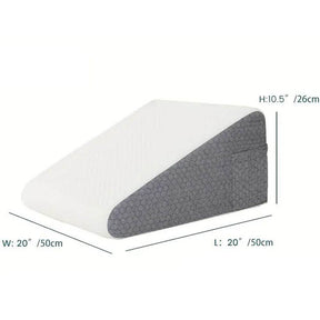 Memory Foam Soft Triangle Bed Wedge Pillow for Sleeping - Omega Lifestyles