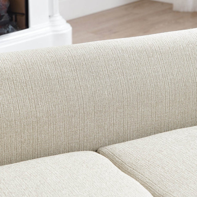 Modern Beige Linen Pet Sofa With Armrests Backrest - Omega Lifestyles