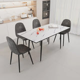 Modern Extendable MDF Dining Table And Chair Set - Omega Lifestyles