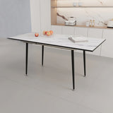 Modern Extendable MDF Dining Table And Chair Set - Omega Lifestyles