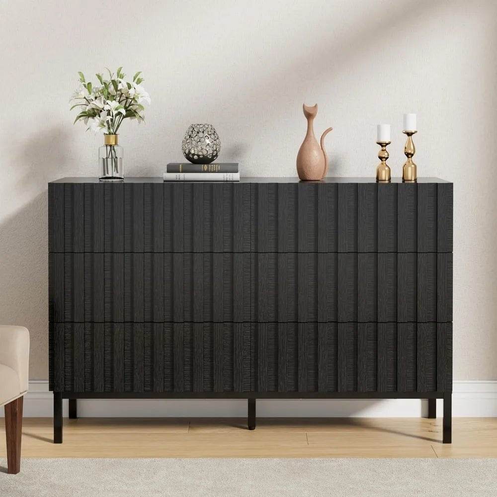 Modern Fluted Solid Wood Bedroom Furniture Set - Omega Lifestyles