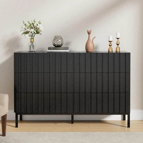 Modern Fluted Solid Wood Bedroom Furniture Set - Omega Lifestyles